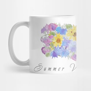 summer flowers arrangement Mug